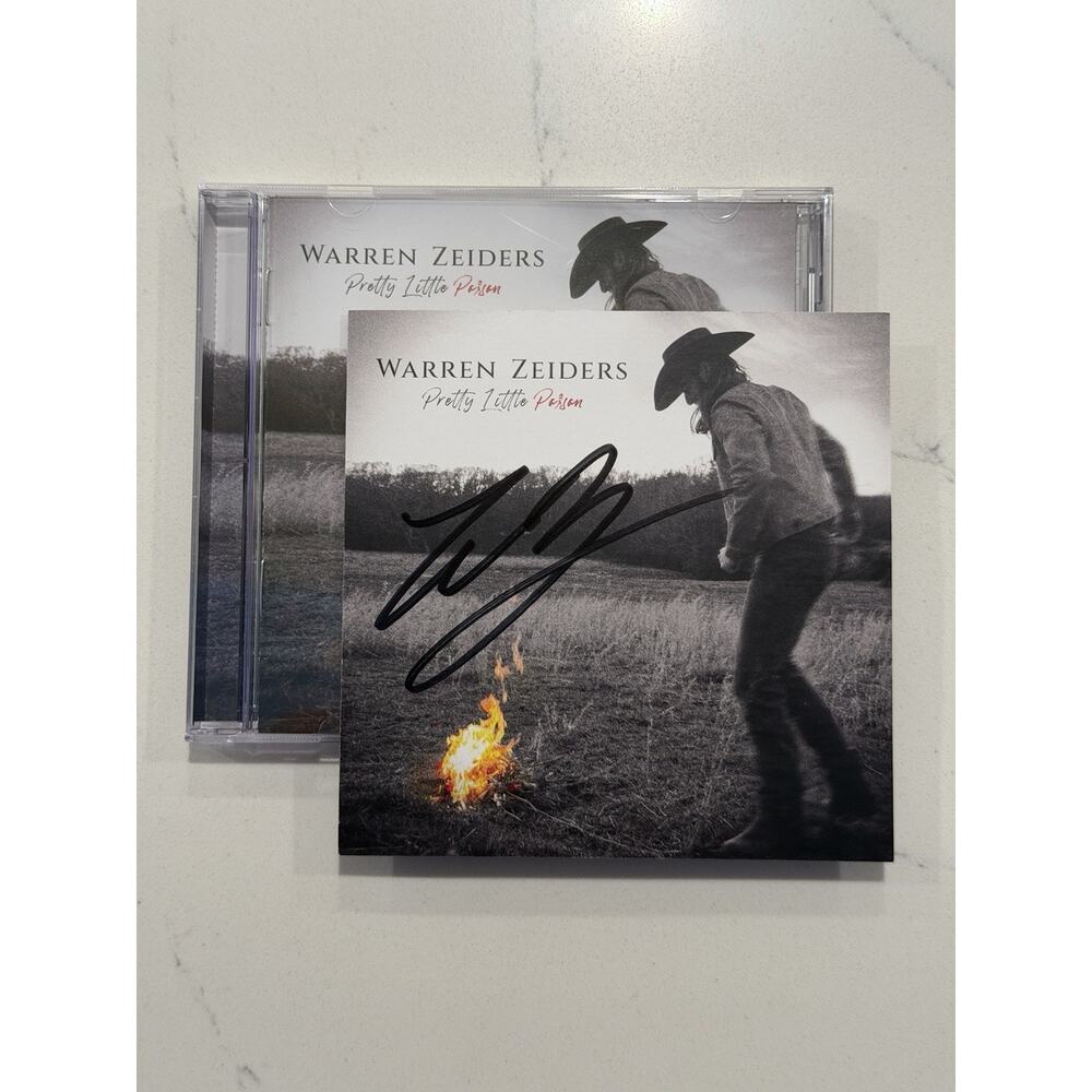 WARREN ZEIDERS Signed CD Autograph Pretty Little Poison Autographed #3